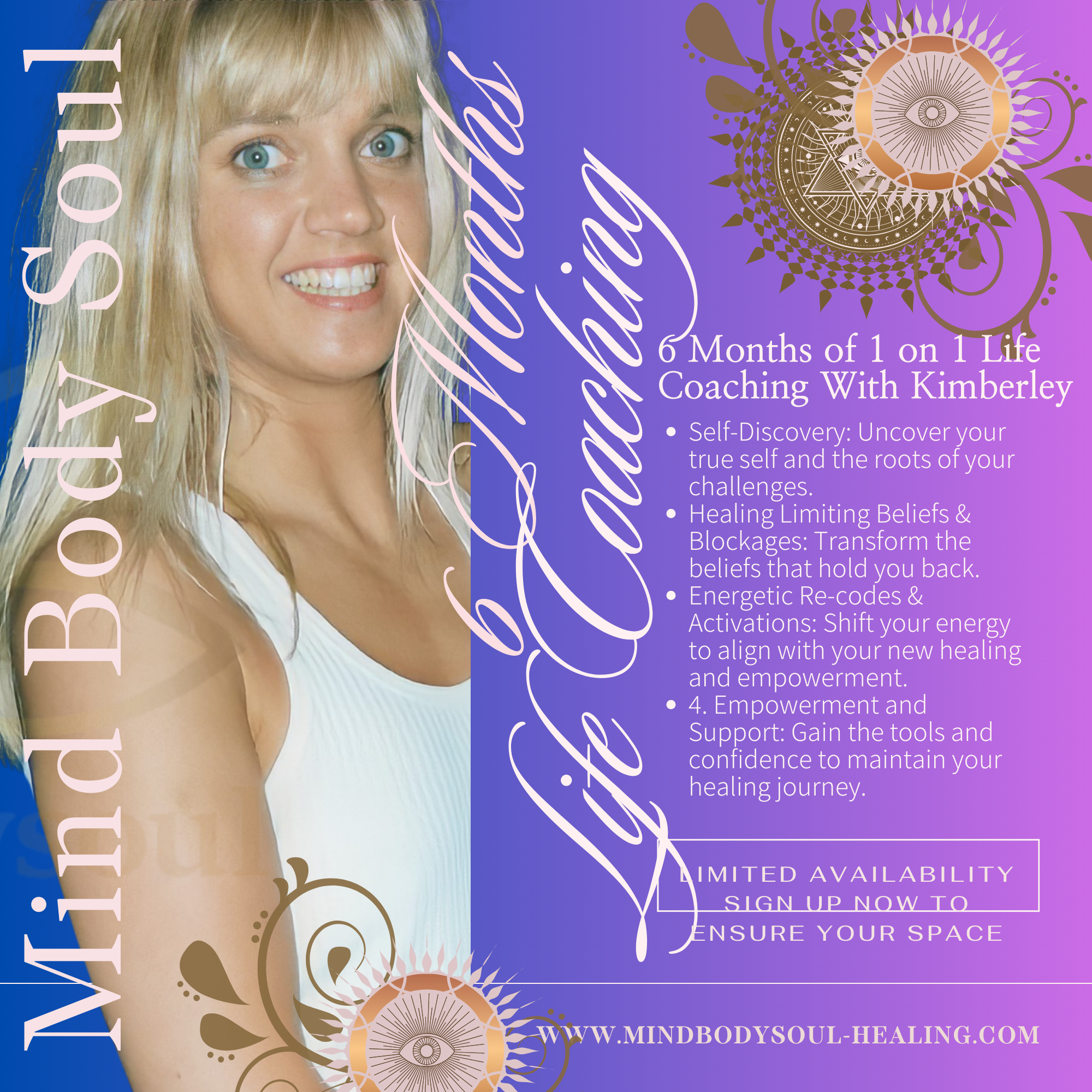 1 Month Intuitive Life Coaching With Kimberley - Platinum Level